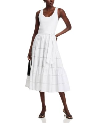 Zuri Cotton Stretch Midi Dress
