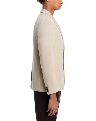 Clinton Slim Fit Unstructured Sport Coat in Grid Suiting