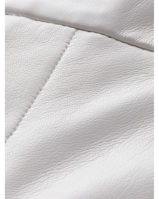 Alexander Faux Leather High Rise Slim Straight Ankle Trousers