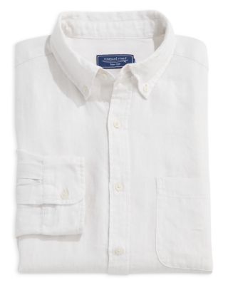 Surfside Regular Fit Button Down Linen Shirt
