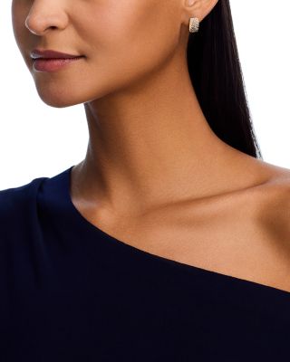 Ombr&eacute; Brown Diamond Earrings in 14K Yellow Gold, 0.80 tcw