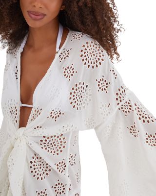 Perola Eyelet Swim Cover-Up
