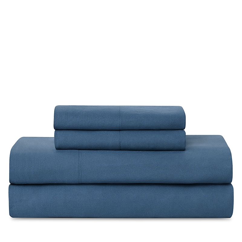 Ugg Devon Microfiber Sheet Set, Full In Pacific Blue