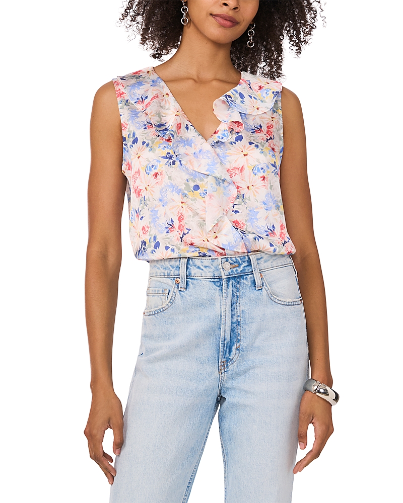VINCE CAMUTO RUFFLED TOP