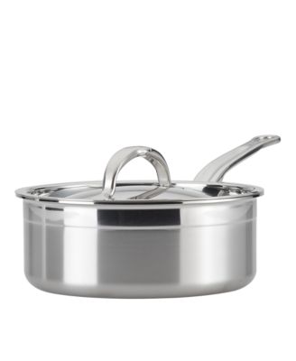 Hestan - ProBond&reg; Forged 2-Quart Professional Clad Stainless Steel Saucepan with Lid