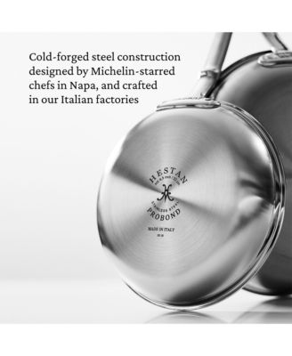 ProBond&amp;reg; Forged 12.5&amp;quot; Professional Clad Stainless Steel Skillet with TITUM Nonstick