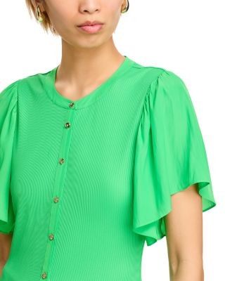 Colette Flutter Sleeve Top