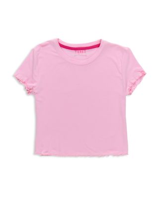 Girls' Short Sleeve Lettuce Edge Tee - Little Kid, Big Kid