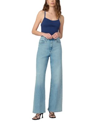 Petite The Mia High Rise Wide Leg Jeans in Riveting