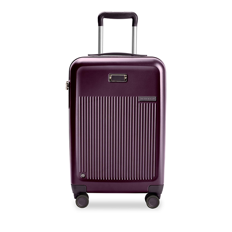 Briggs & Riley Sympatico 3.0 Essential Carry On Expandable Spinner Suitcase In Plum