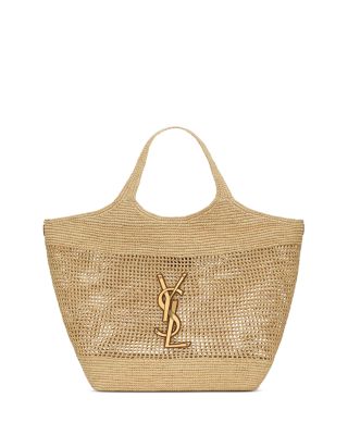 SAINT LAURENT - Icare Maxi Tote Bag in Raffia