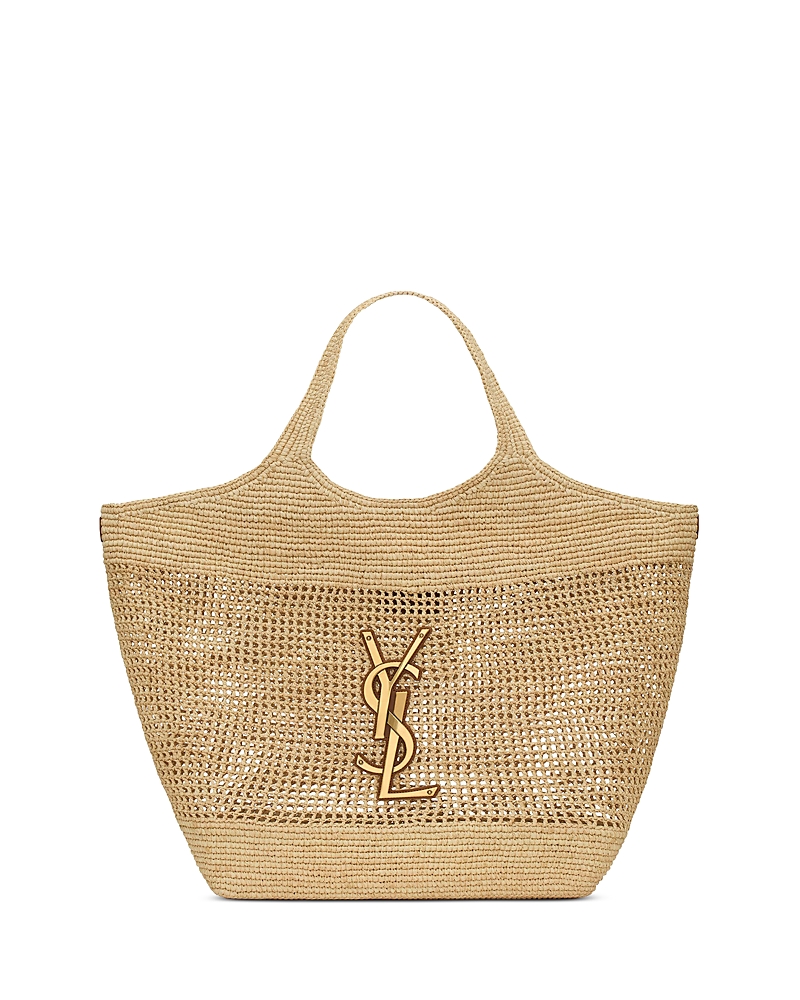 Saint Laurent Icare Maxi Tote Bag in Raffia