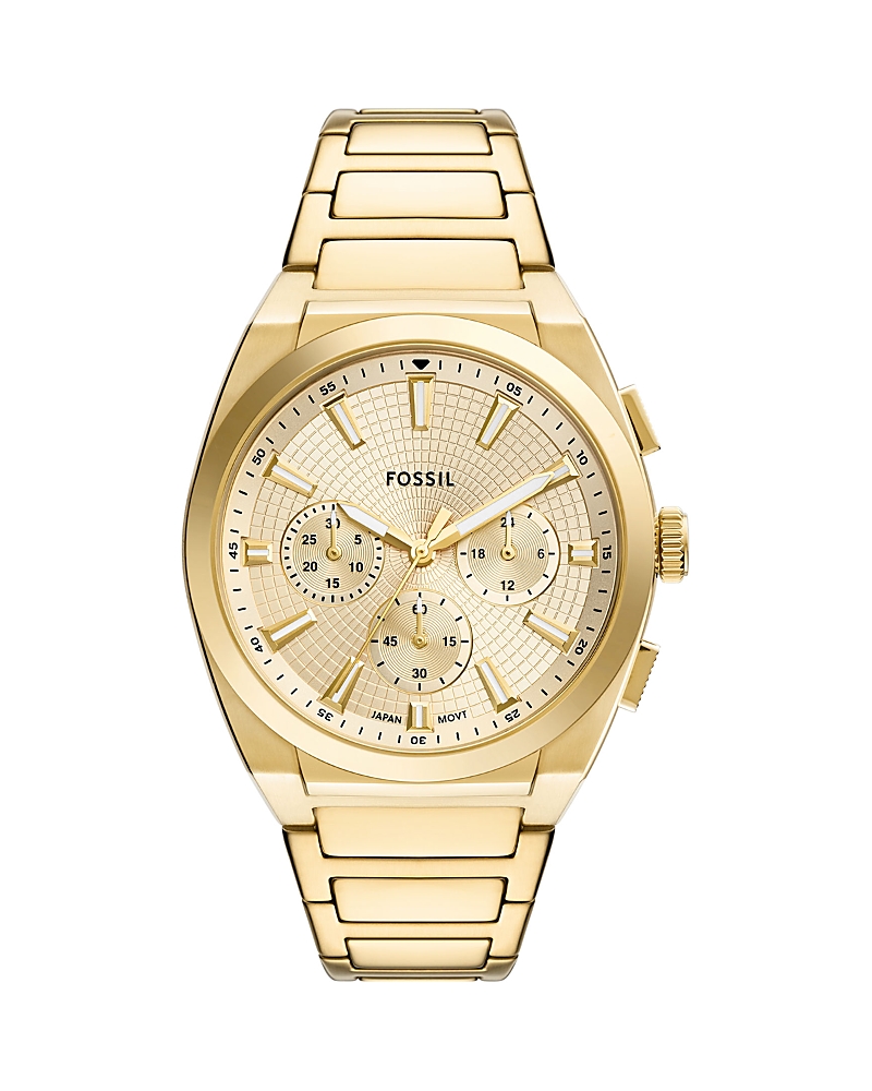 Fossil Men's Everett Gold Dial Watch In Gold/gold