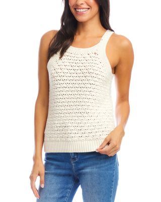 Sleeveless Crocheted Top