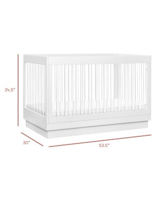 Harlow Acrylic 3-in-1 Convertible Crib