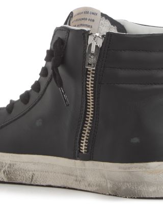Unisex Slide Embellished High Top Sneakers