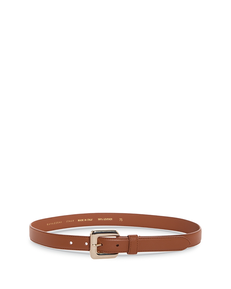 Gavazzeni Women's Glossinia Leather Belt In Brandy