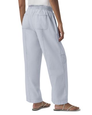 Indigo Stripe Wide Pants