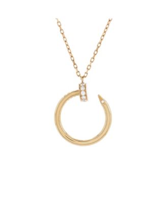 Pre-Owned Cartier - Juste un Clou Pendant Necklace 18K Gold with Diamonds