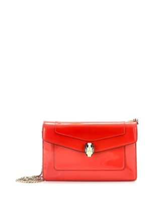 Pre-Owned Bvlgari - Serpenti Forever Wallet on Chain Patent