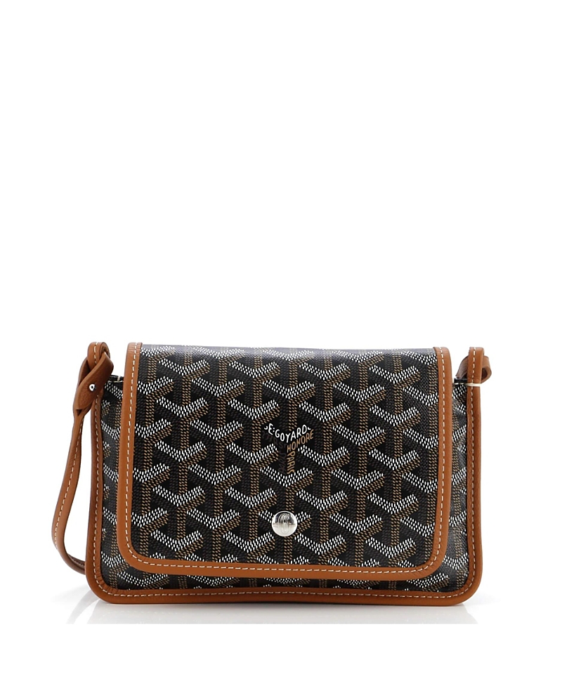Pre-owned Pre-owned Goyard Goyard Plumet Clutch Wallet Coated Canvas In Brown