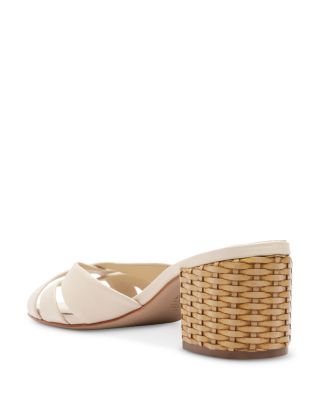 Women&#39;s Keefa Straw Heel Sandals