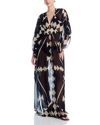 Garden Maxi Dress Swim Cover-Up