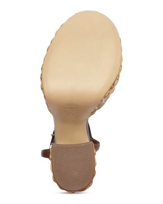 Women&#39;s Keefa Straw High Heel Platform Sandals