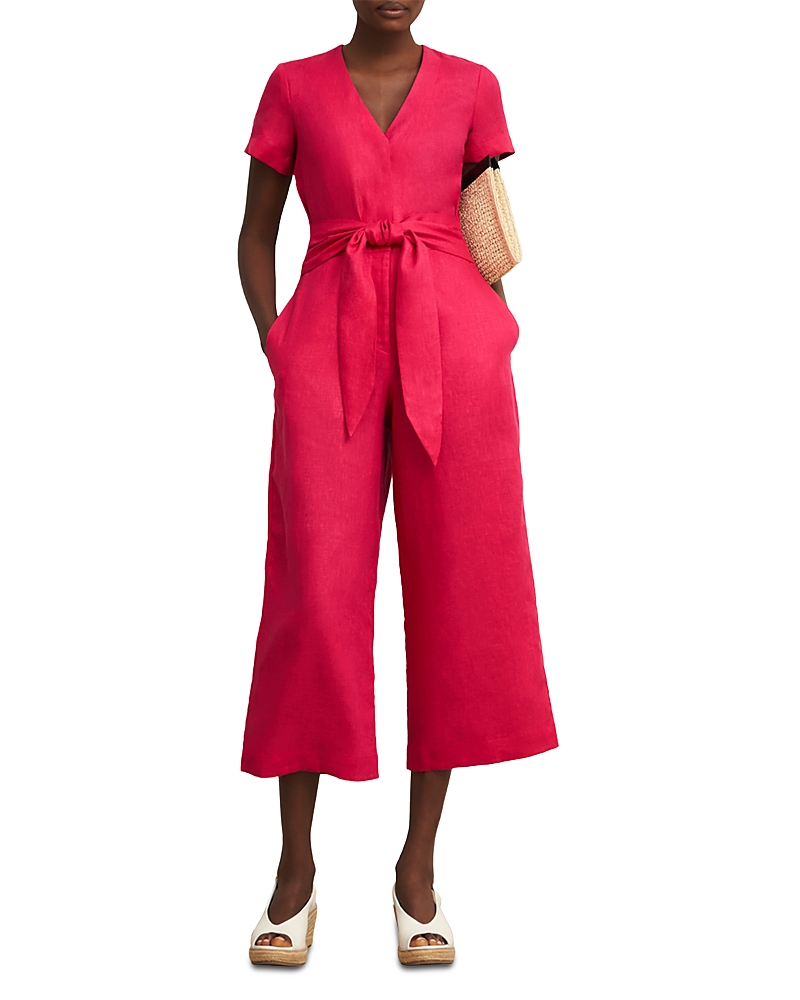 Hobbs London Aliya Jumpsuit In Zinnia Pink