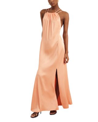 REISS - Tallie Satin Halter Dress