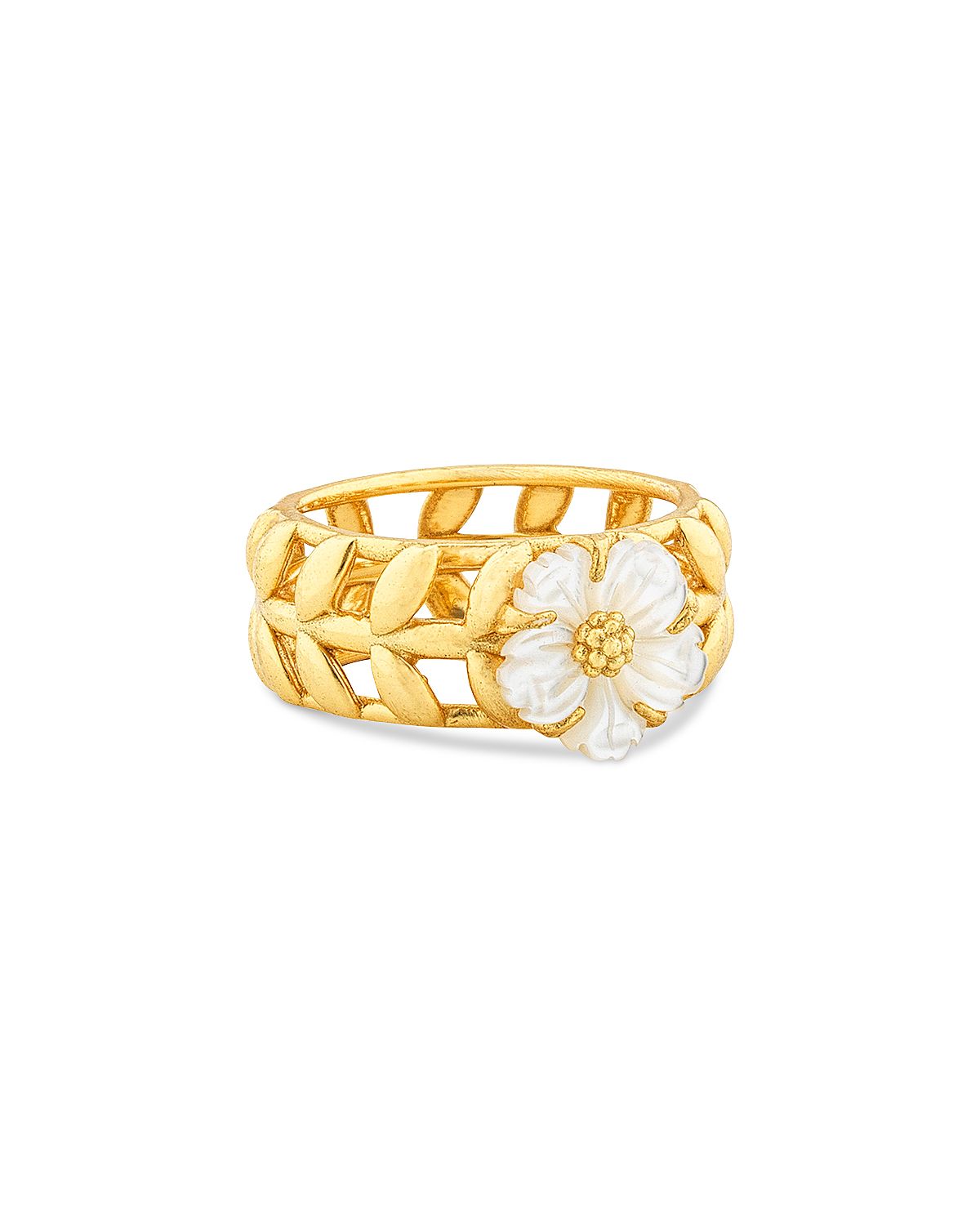 Capucine De Wulf Villandry Mother Of Pearl Flower Ring