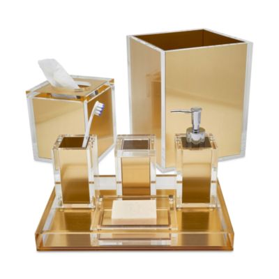 Lucite Bath Collection - Gold