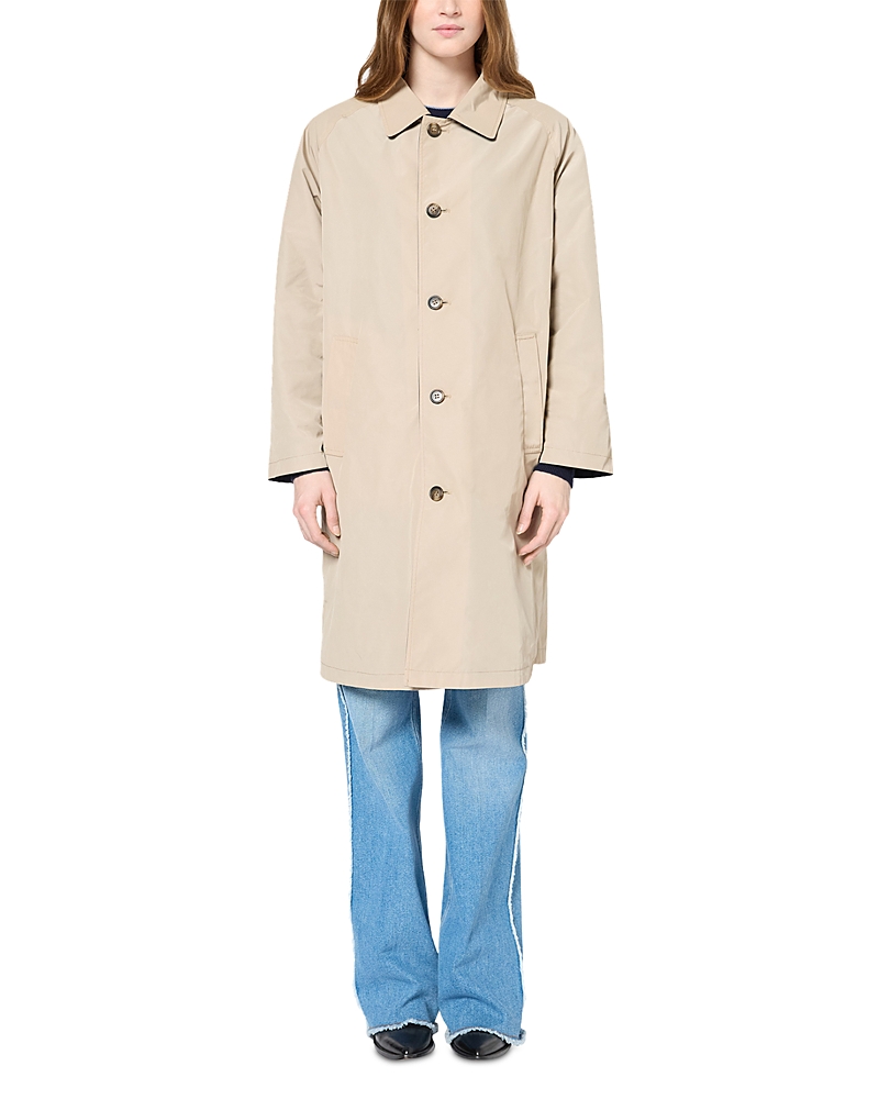 Shop Gerard Darel Zita Trench Coat In Ink