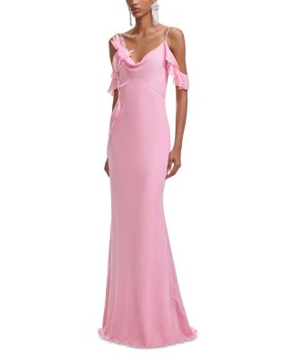 Georgette Floral Maxi Dress