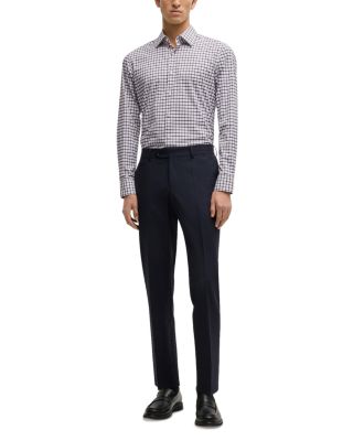 Hank Kent Slim Fit Button Front Shirt
