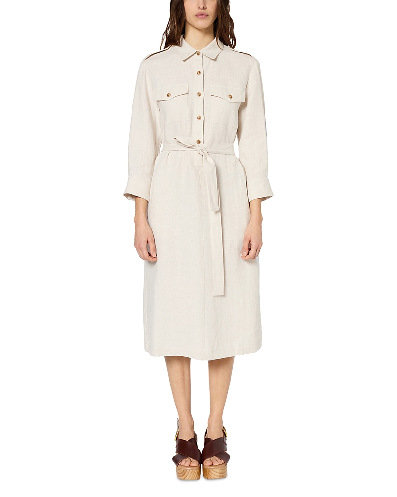 GERARD DAREL PAULINA LINEN SHIRTDRESS