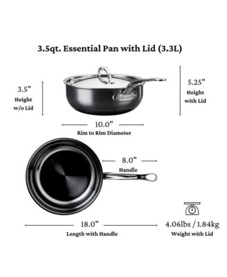 NanoBond&amp;reg; Molecular Titanium 3.5qt Essential Pan with Lid