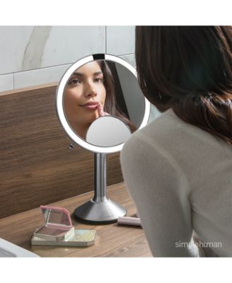 10" Sensor Makeup Mirror, Trio Magnification & Adjustable Brightness