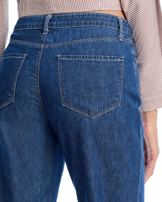 Wanda High Rise Cropped Straight Jeans in Spokane