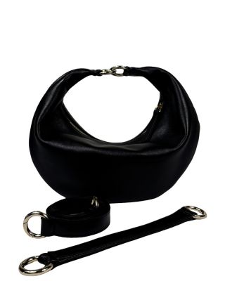 3-in-1 Small Convertible Hobo Crescent Ring Bag