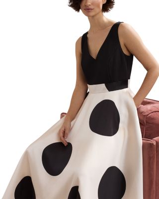 Delie Polka Dot Skirt Dress