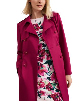 Cheryl Fitted Trench Button Up Jacket