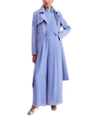 Cheryl Fitted Trench Button Up Jacket