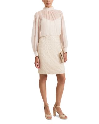 Amina Sequin Skirt Dress