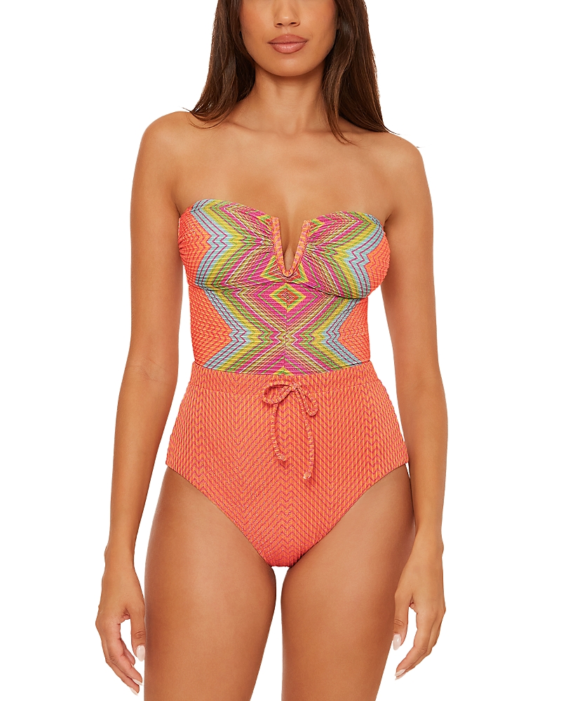 Becca By Rebecca Virtue Summer Sunrise One Piece Swimsuit