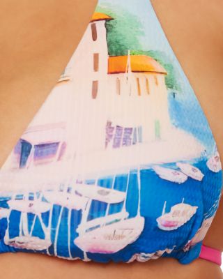 Positano Reversible Halter Bikini Top & Positano Reversible Side Tie Bikini Bottom