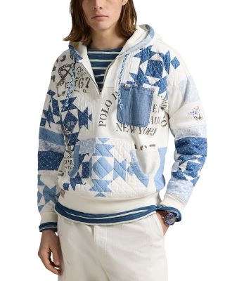 Polo Ralph Lauren - Vintage Fit Patchwork Fleece Hoodie