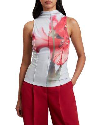 Ted Baker - Harplnn Crepe Jersey Seamed Tank Top