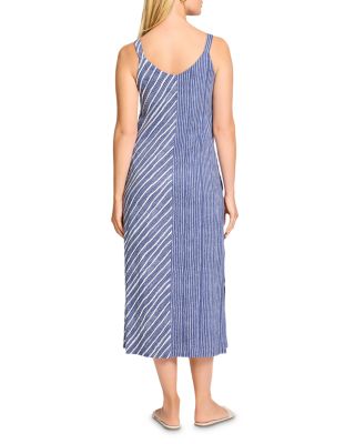 Mixed Stripe V Neck Tank Dress