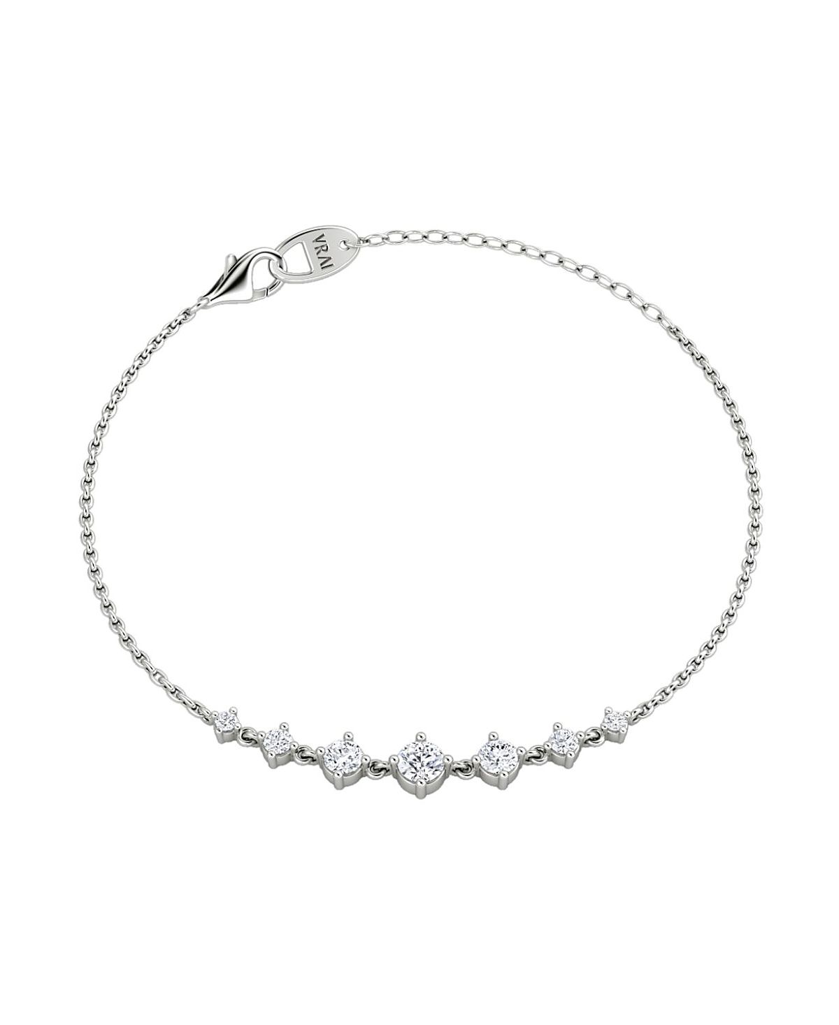 Vrai Petite Linked Tennis Bracelet - Round Brilliant Lab Created Diamonds